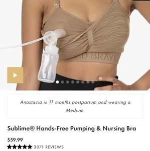 Set of 3 Kindred Bravely Pumping/Nursing Bras